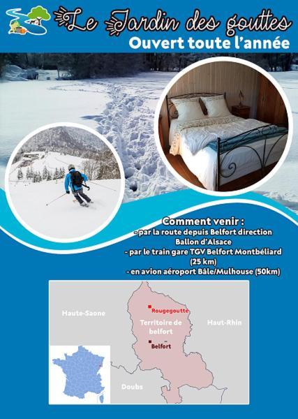 Le Jardin Des Gouttes Bed & Breakfast Rougegoutte Bagian luar foto